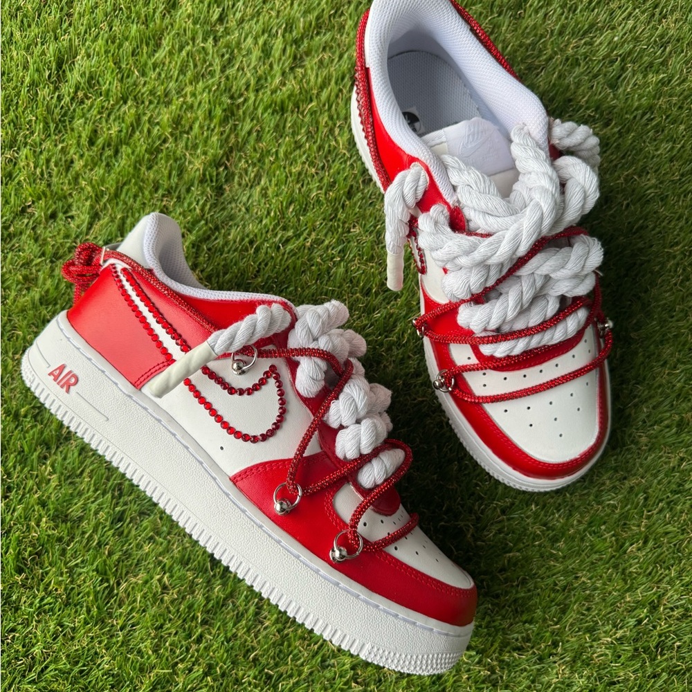Nike Air Force 1 Custom W Sz 8.5, Y7 - Picture 6 of 6